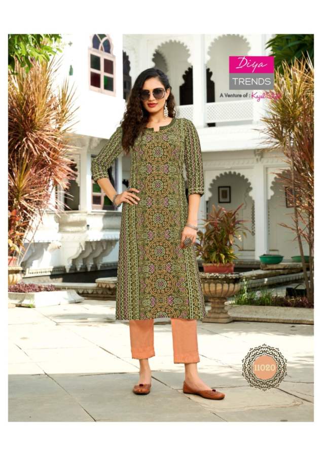 Gardencity 11 Fancy Ethnic Wear Rayon Designer Kurti Latest Collection